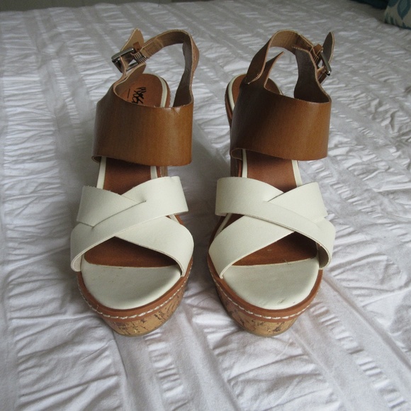 Mossimo Supply Co. Shoes - Mossimo Color Block Wedges